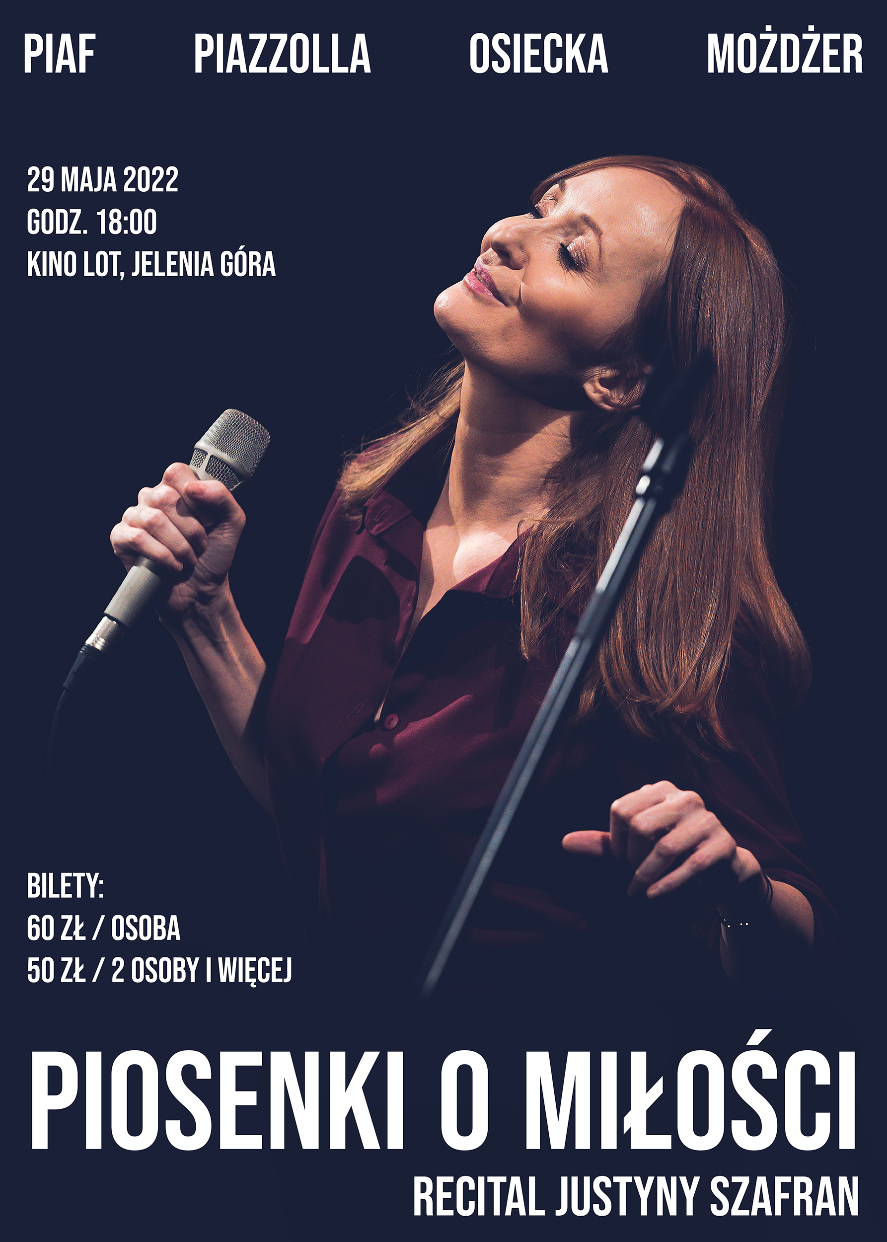 Piosenki o miłości. Recital Justyny Szafran