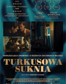 Turkusowa suknia